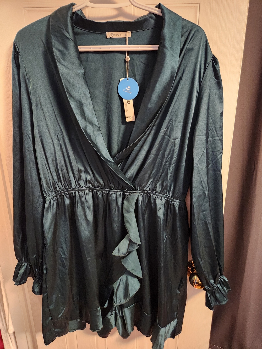 Cupshe Teal Romper